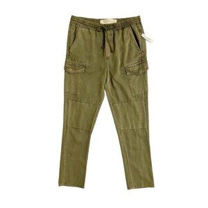Treasure Bond Pants Jogger Casual Ankle Pants Cargo Army Green Sz S NWT